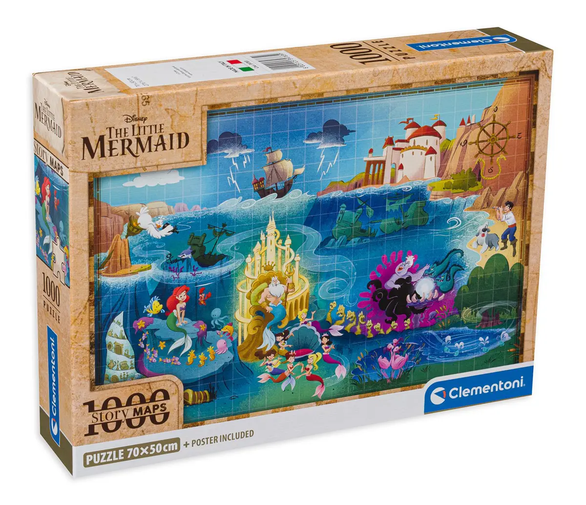Puzzle Little Mermaid - map