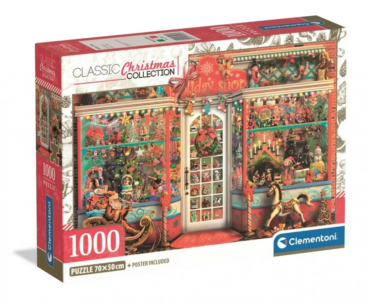 Puzzle Vianočný obchod