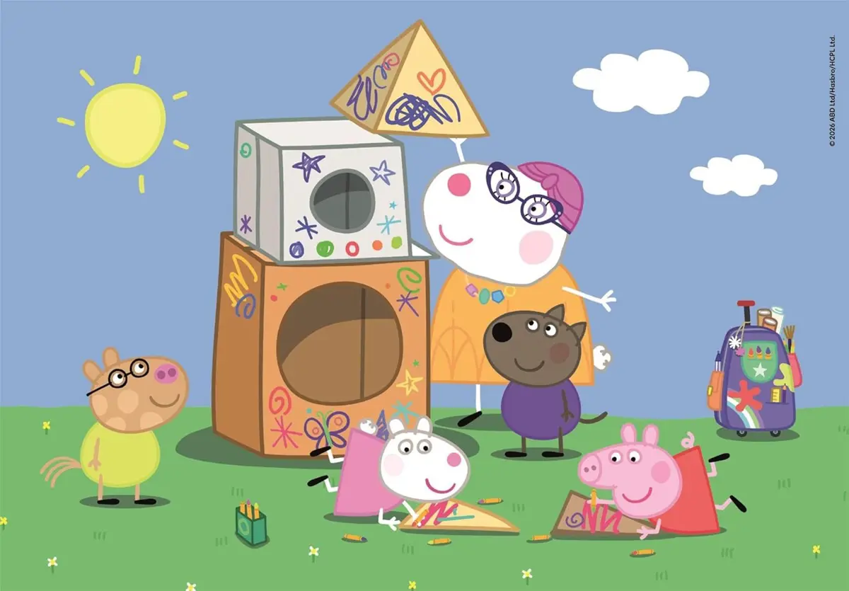 Puzzle 2x60 Peppa Pig : Jeu