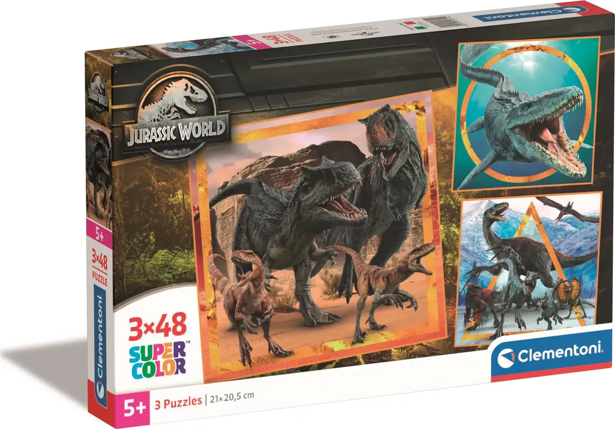 Puzzle 3x48 Jurassic World