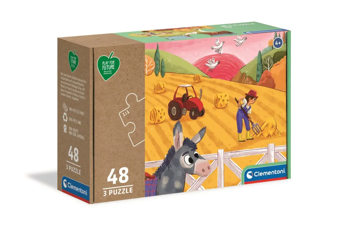 Puzzle 3x48  Play For Future: Animals