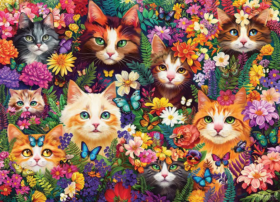 Puzzle Kvitnúce fúzy
