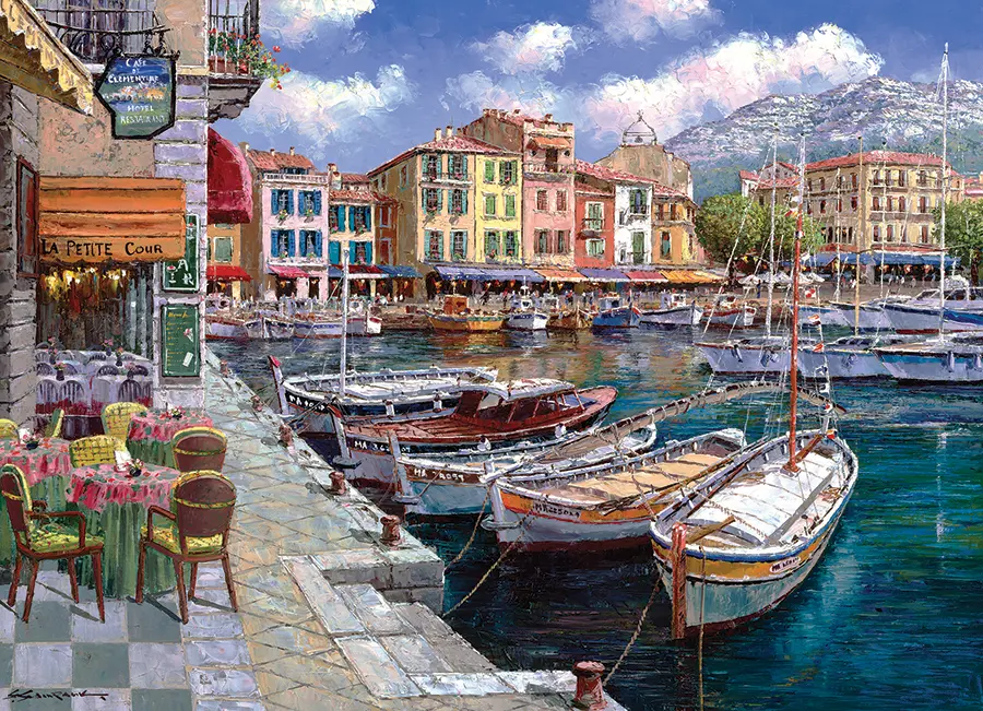 Puzzle Cafe in Cassis