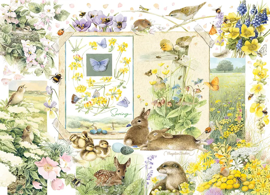 Puzzle Nature Journal: Spring