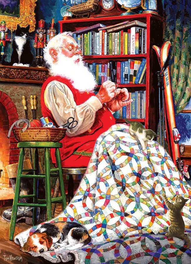 Puzzle Santa's Quilt