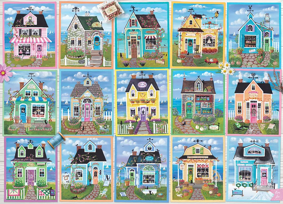 Puzzle Seaside Shops