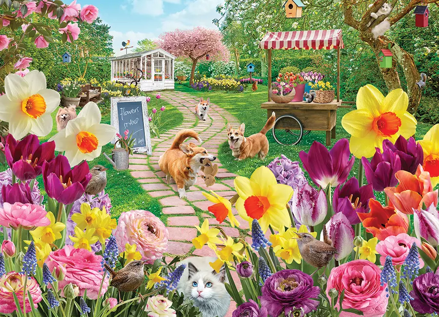 Puzzle Springtime Frolic