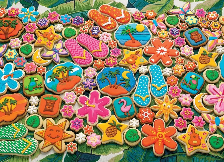 Puzzle Tropické sušenky
