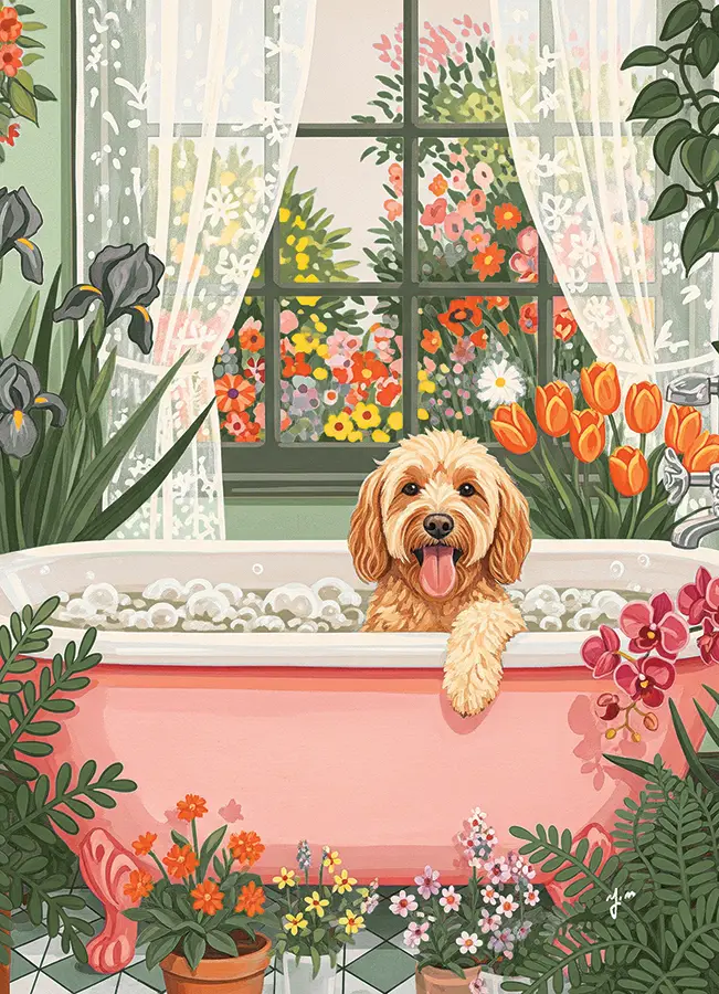 Puzzle Blooms and Bubbles