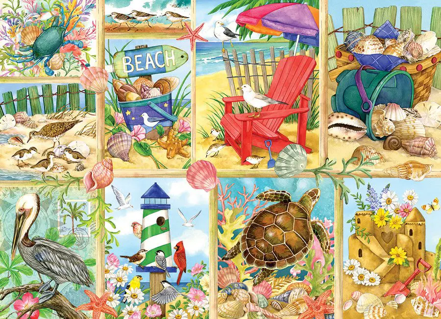 Puzzle Day at the Beach