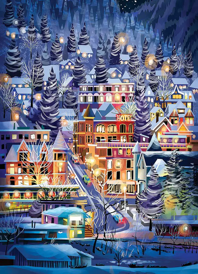 Puzzle Ski Town