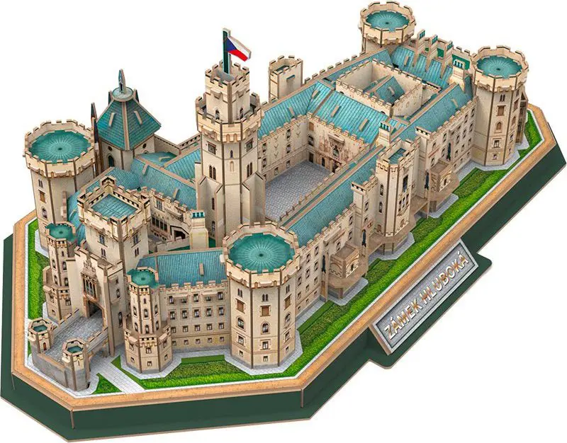 Puzzle 3D puzzle Zámok Hluboká