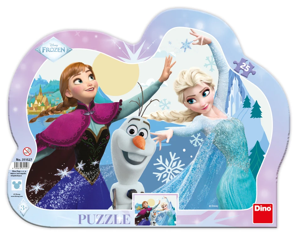Puzzle Anna and Elsa are dancing