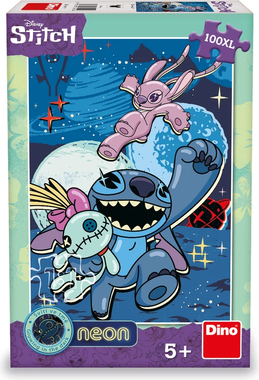 Puzzle Stitch neon 100XXL