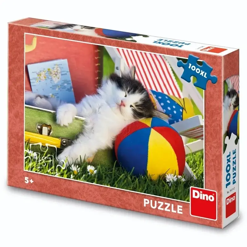 Puzzle The cat is resting