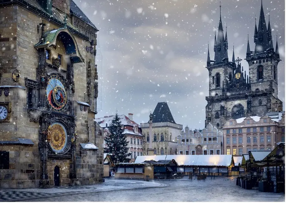 Puzzle Astronomische Winteruhr, Tschechien