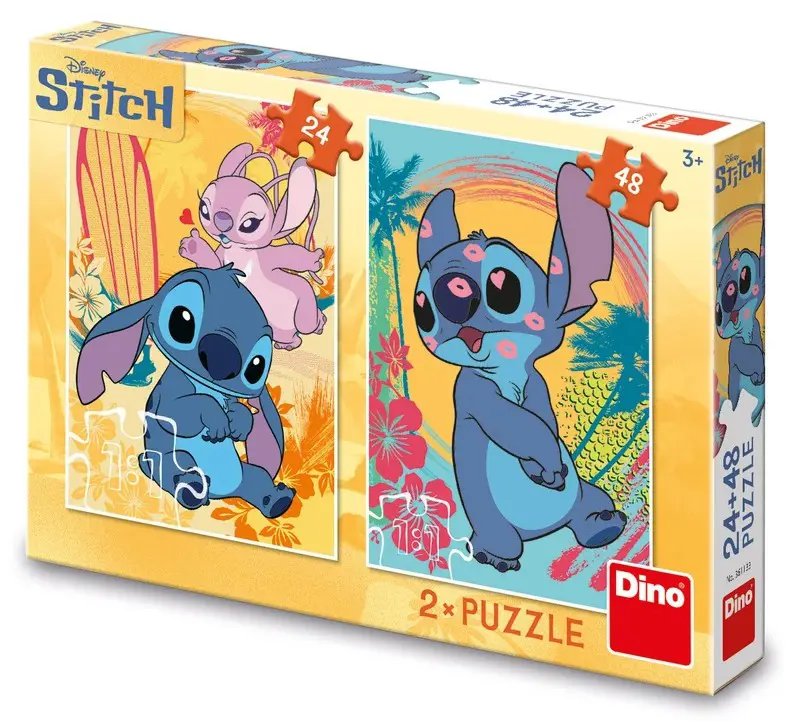 Puzzle 2v1 Stitch in love