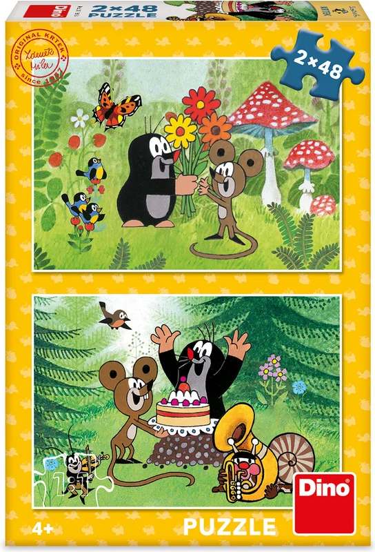 Puzzle 2x48 Krtko: Oslava