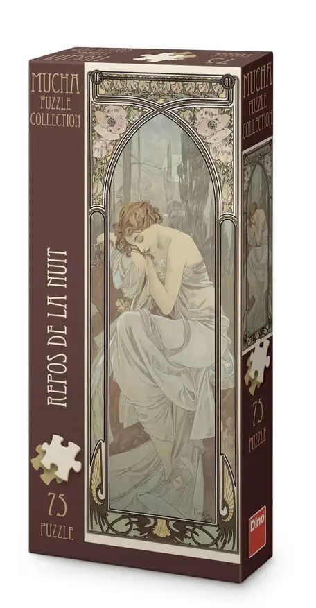 Puzzle Alfonz Mucha: Night's Rest panoramic
