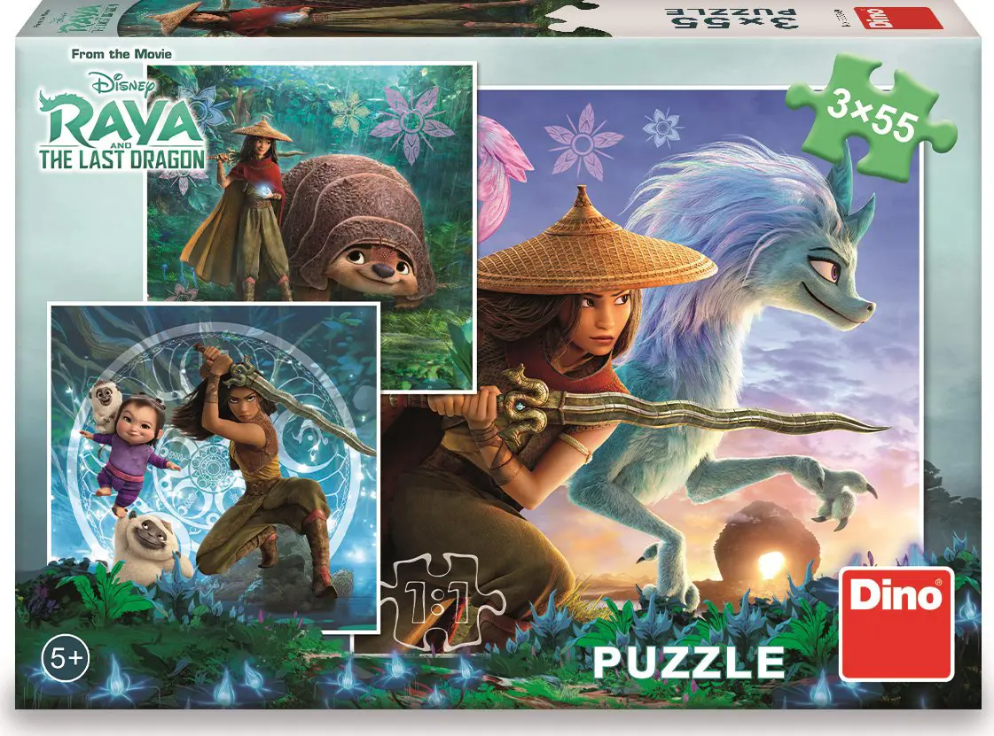 Puzzle Raya és barátai 3x55