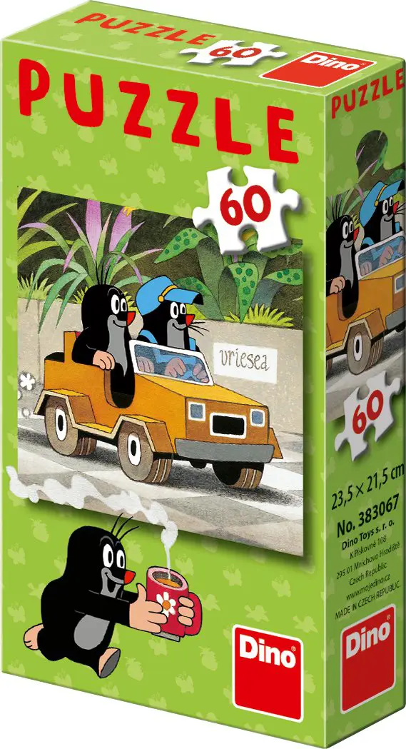 Puzzle The mole carries 60 pieces