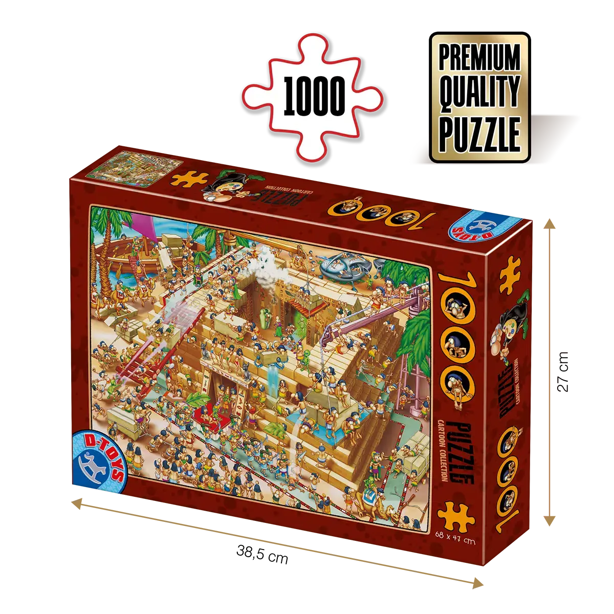 Puzzle Construction of pyramid