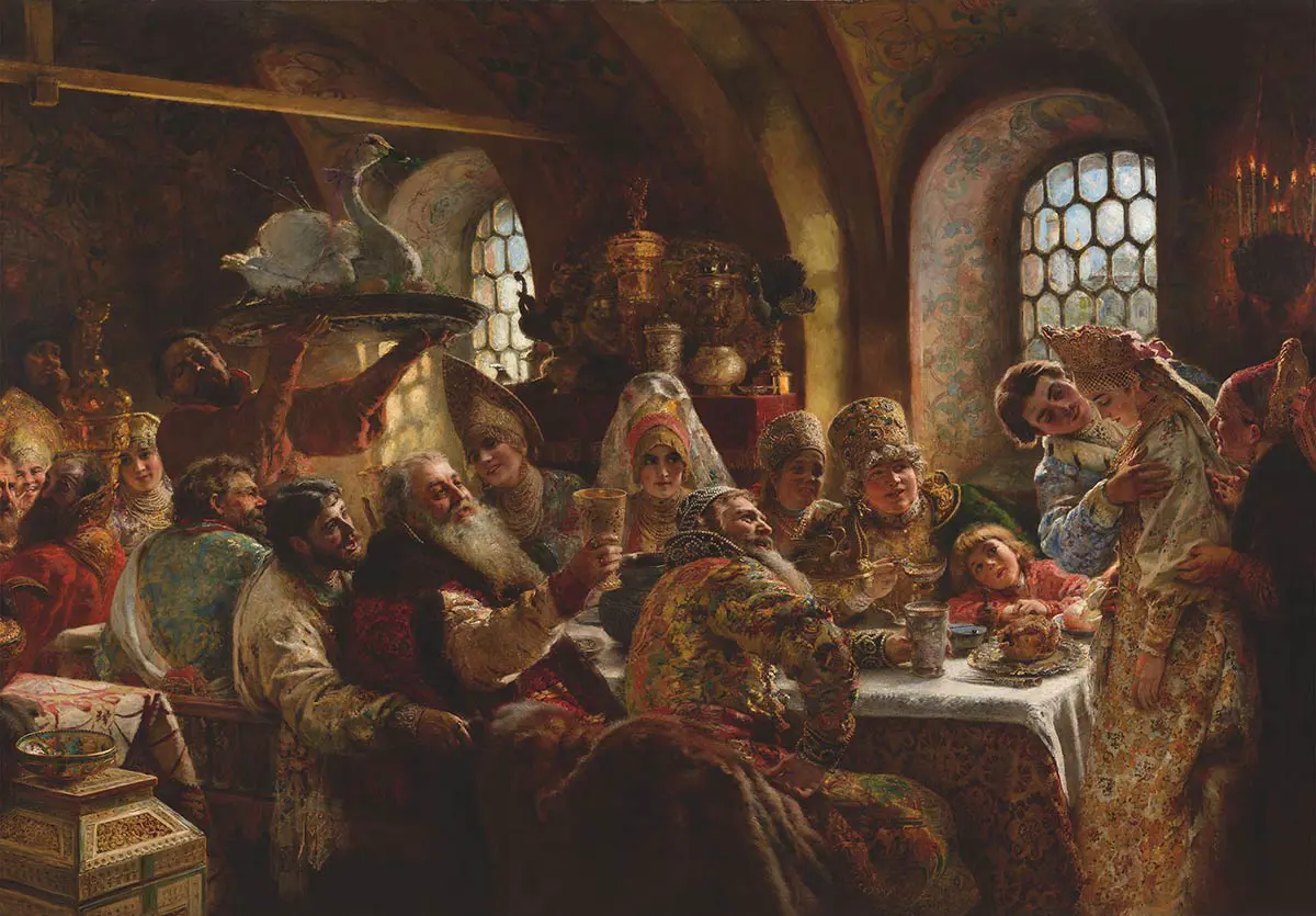 Puzzle Makovsky: A Boyar Wedding Feast