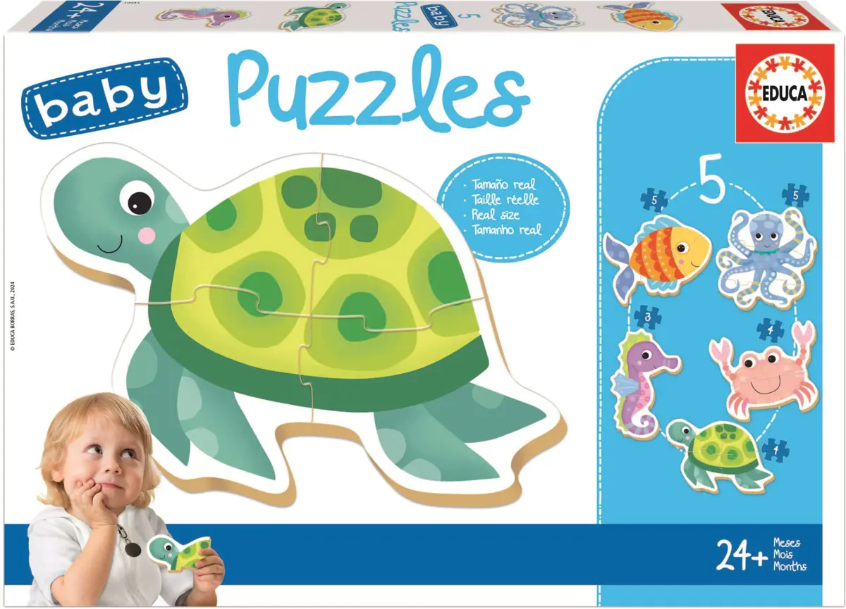 Puzzle Baby Puzzles Aquatic animals