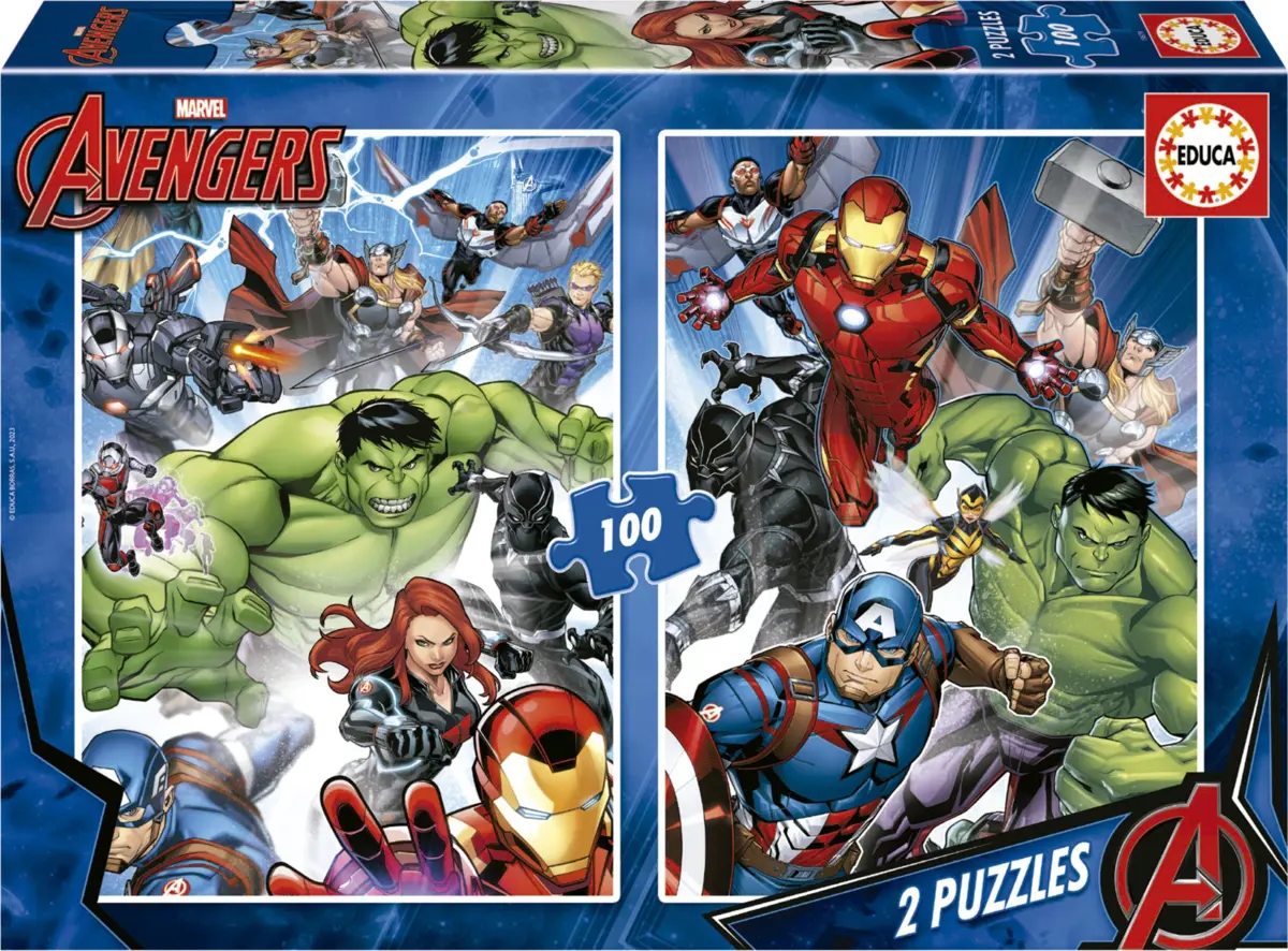 Puzzle 2x100 Avengers II