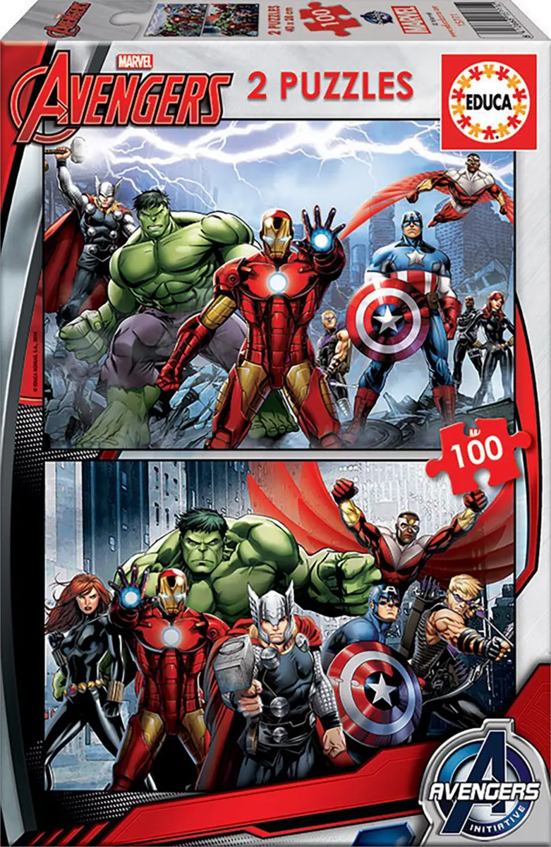Puzzle 2x100 Avengers