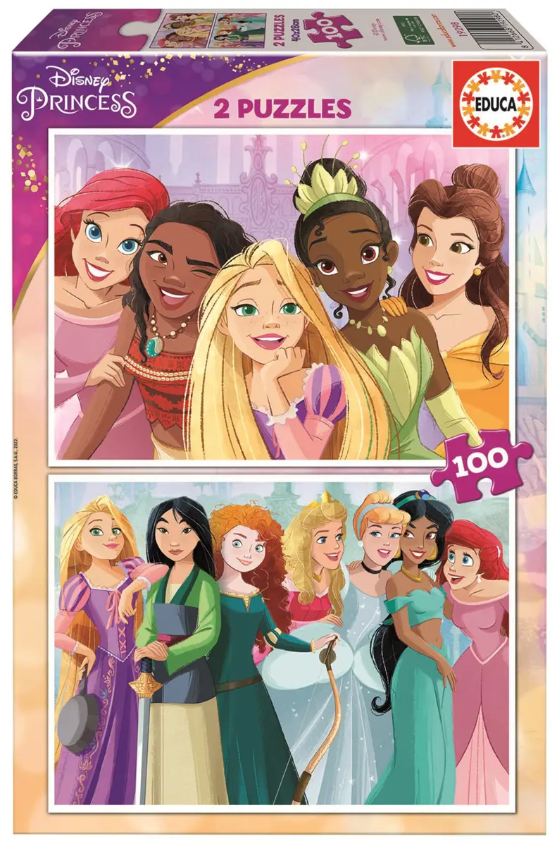 Puzzle 2x100 Disney Princess