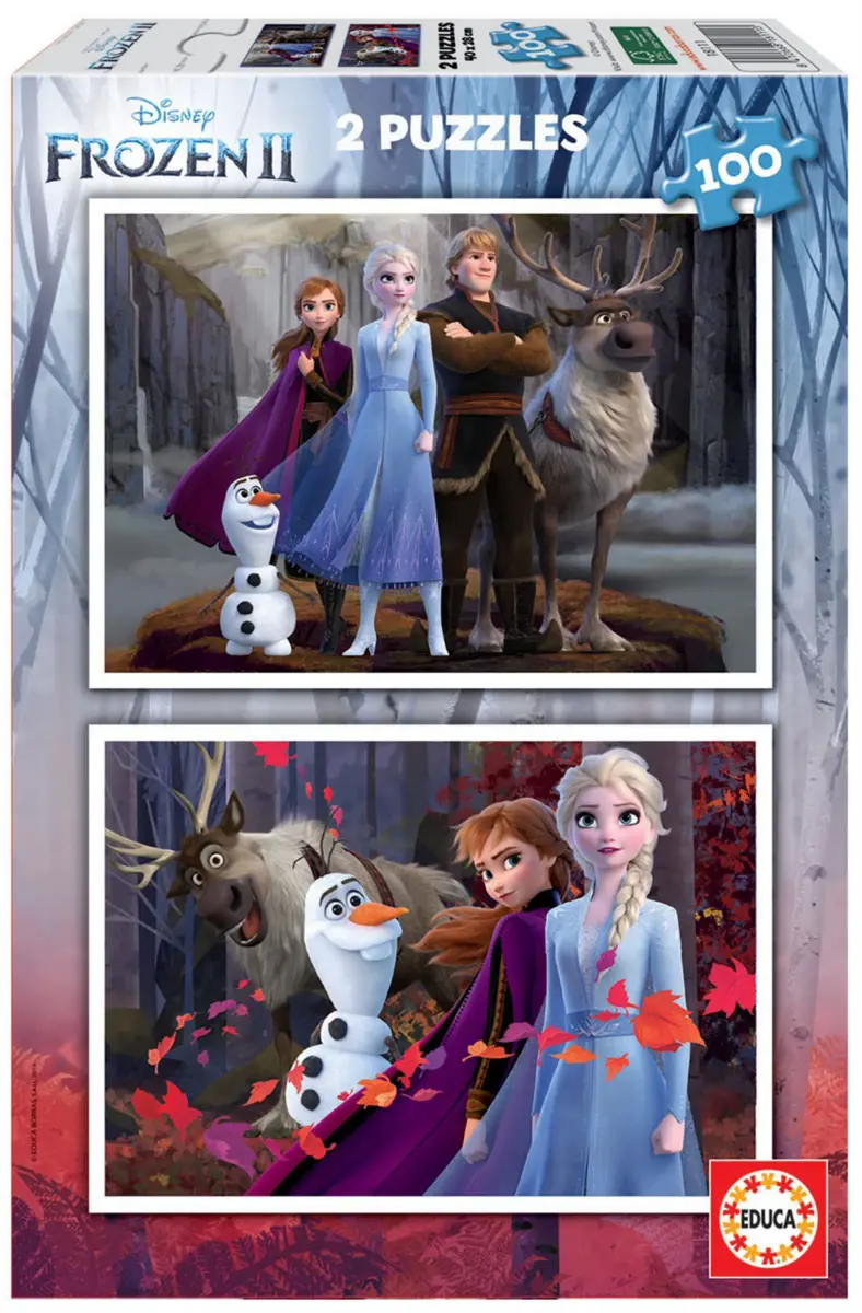 Puzzle 2x100 Frozen