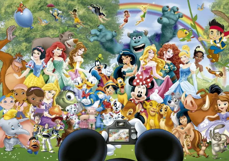 Puzzle Disney rodinka
