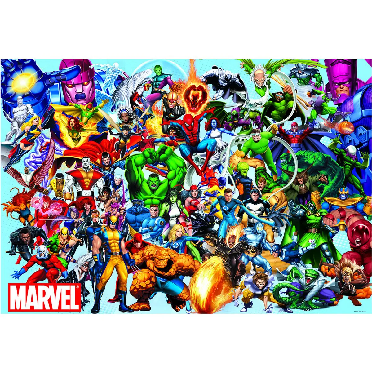 Puzzle Marvel hrdinovia