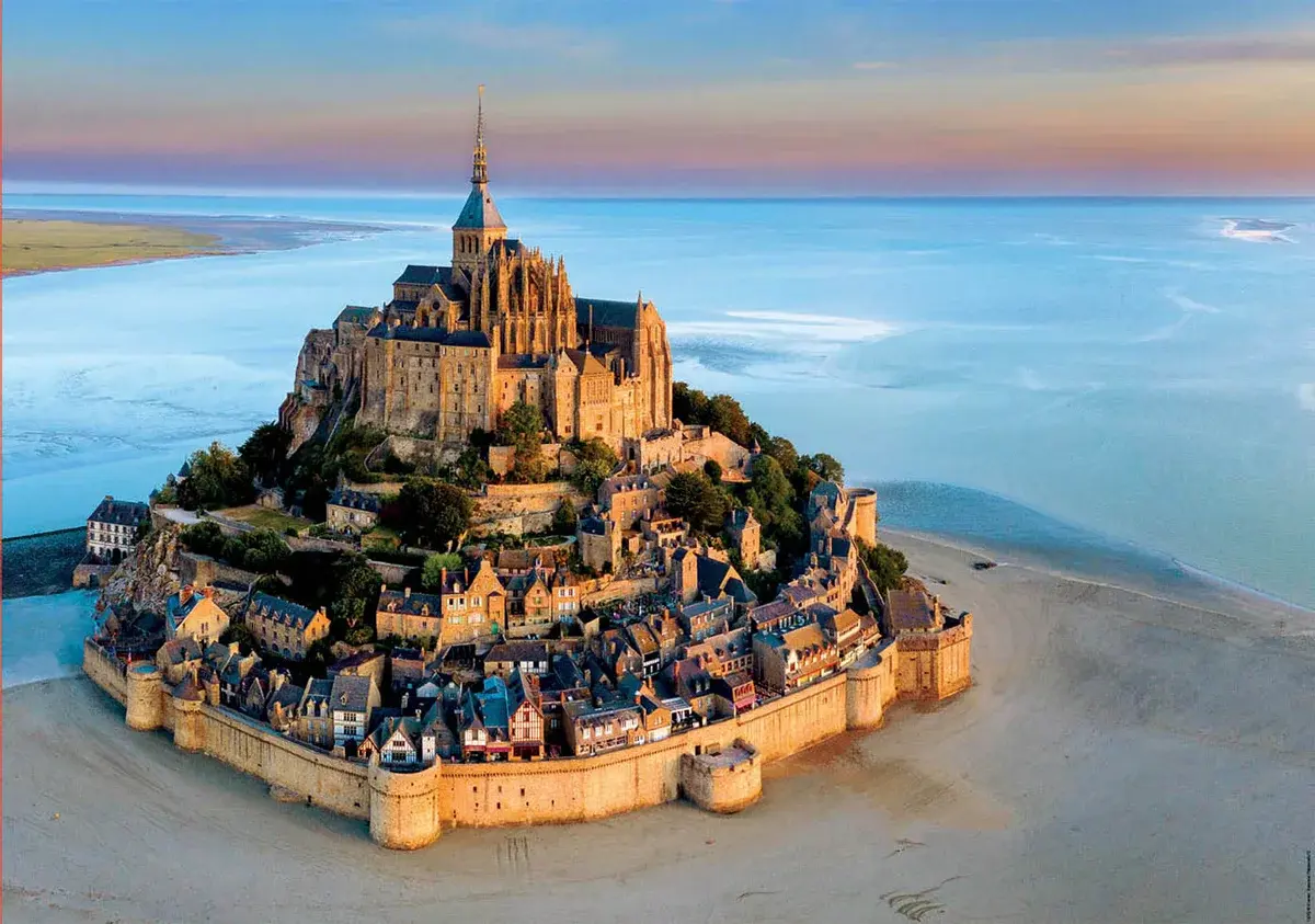 Puzzle Mont Saint Michel from the Air