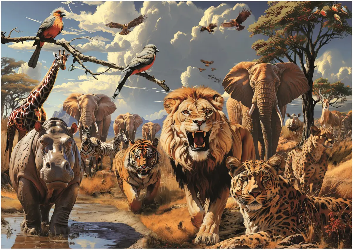 Puzzle Wild Animals