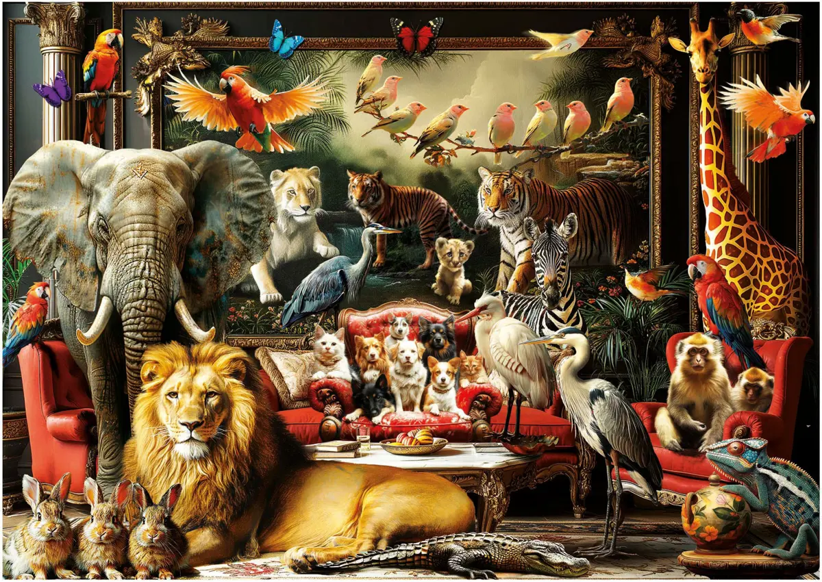Puzzle Le manoir des animaux