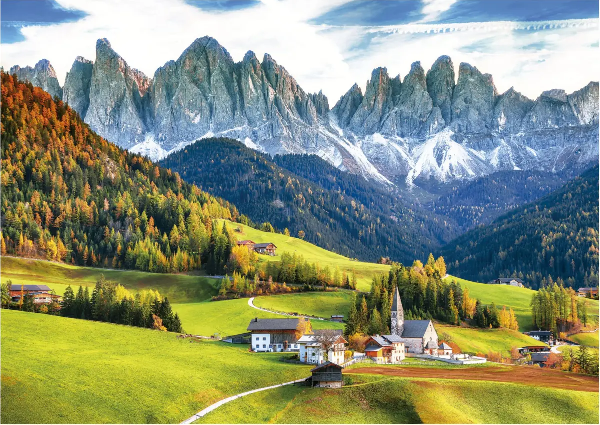 Puzzle Jeseň v Dolomitách