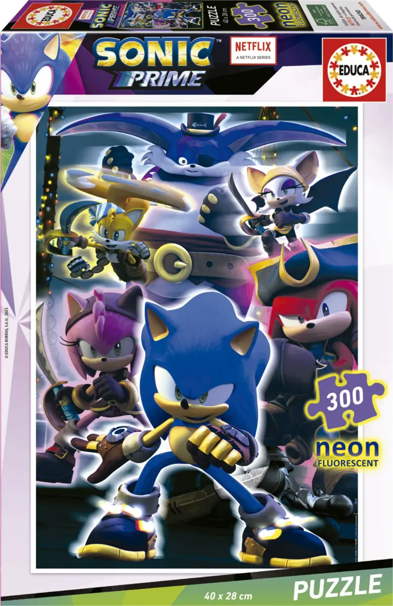 Puzzle Sonic Prime Neon