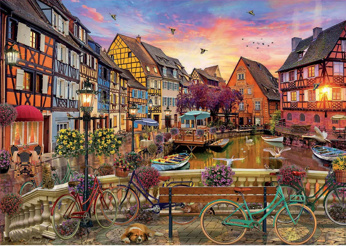 Puzzle Sérült doboz Colmar, Franciaország