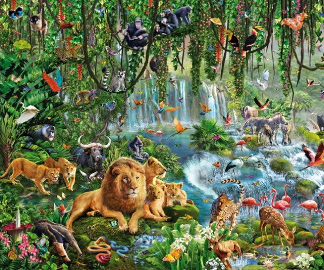 Puzzle Wild life, 33 600 pieces