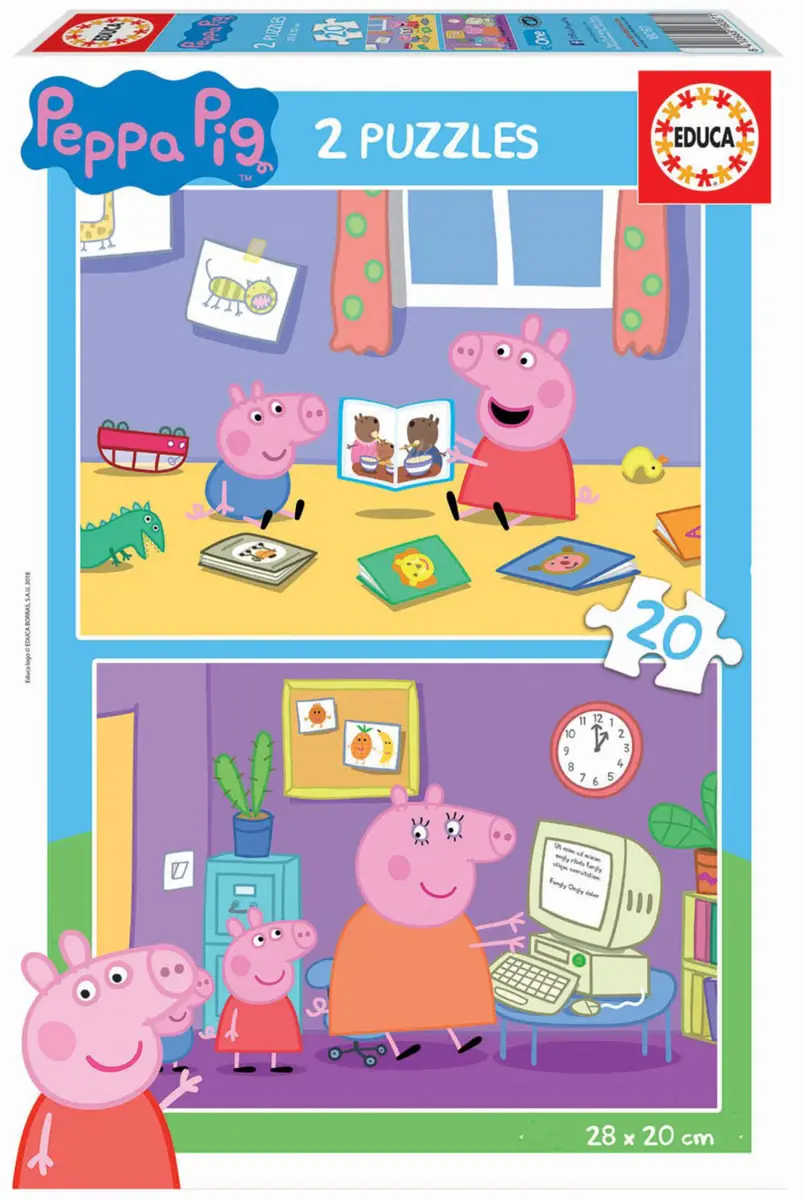 Puzzle 2x20 Purcelul Peppa