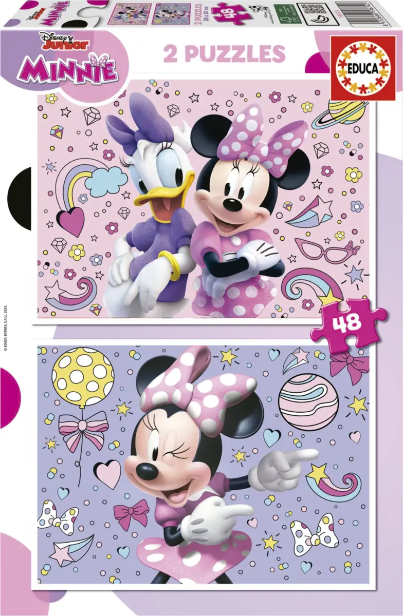 Puzzle 2x48 Minnie and Daisy, 40 - 99 pieces