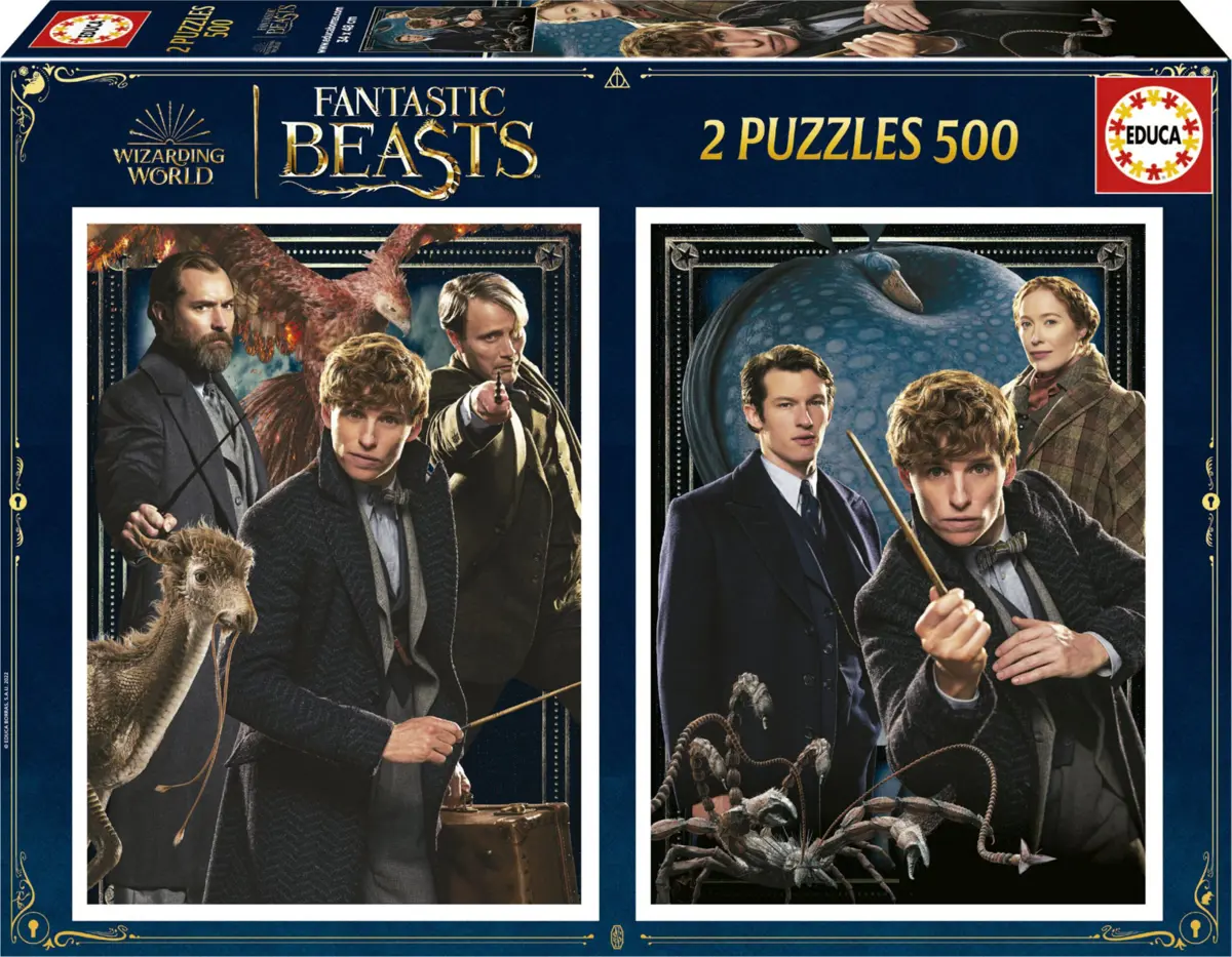 Puzzle 2x500 Fantastic Beasts