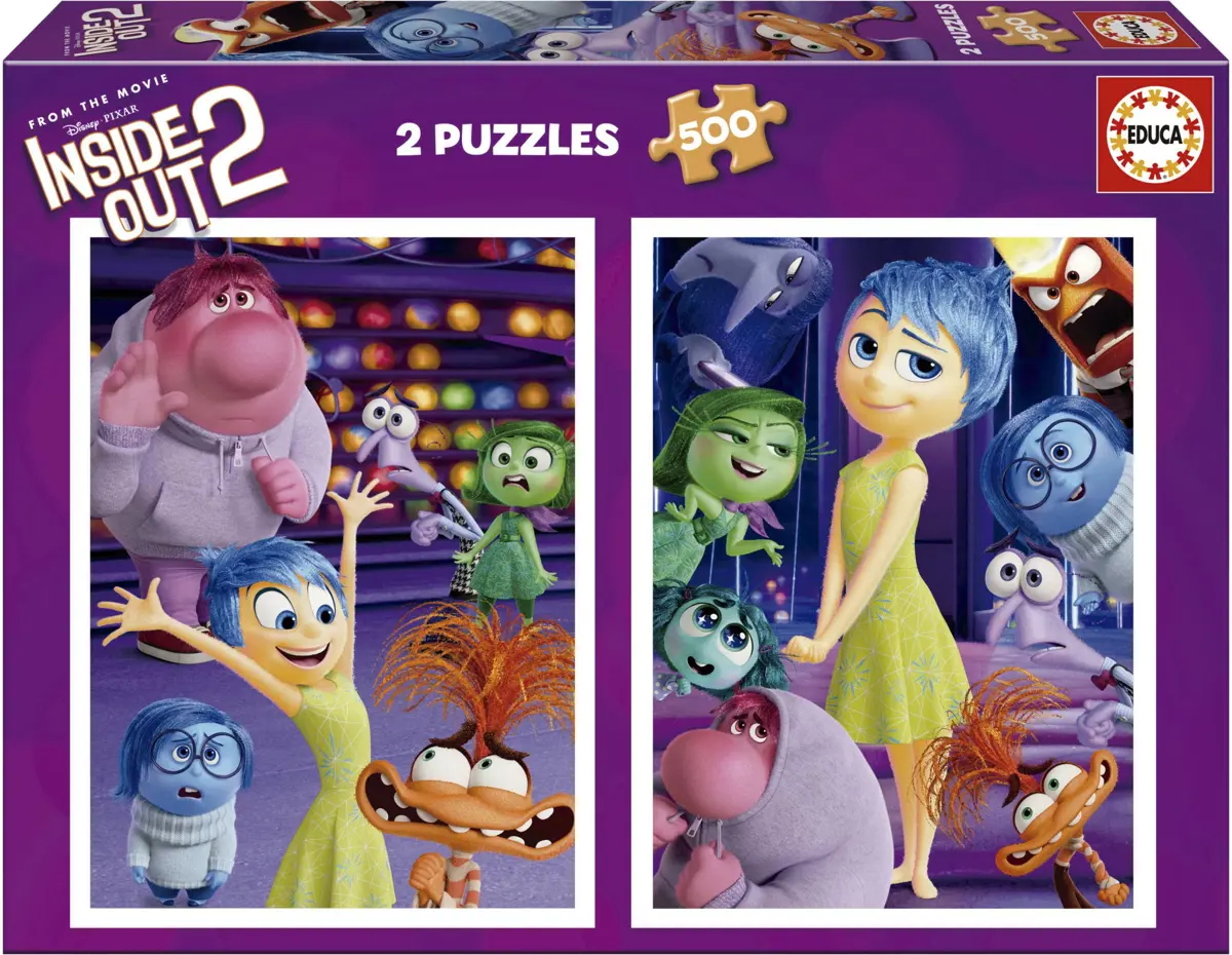 Puzzle 2x500 Inside Out