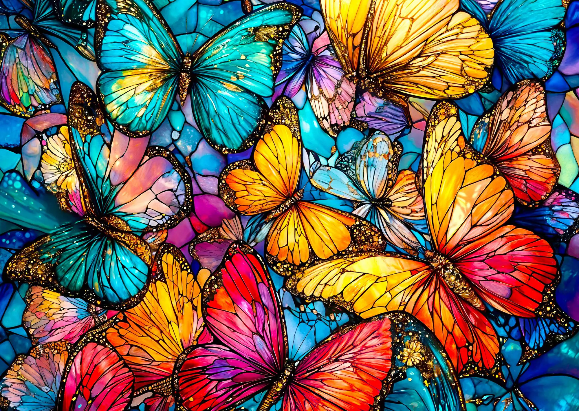 Puzzle Butterfly Extravaganza