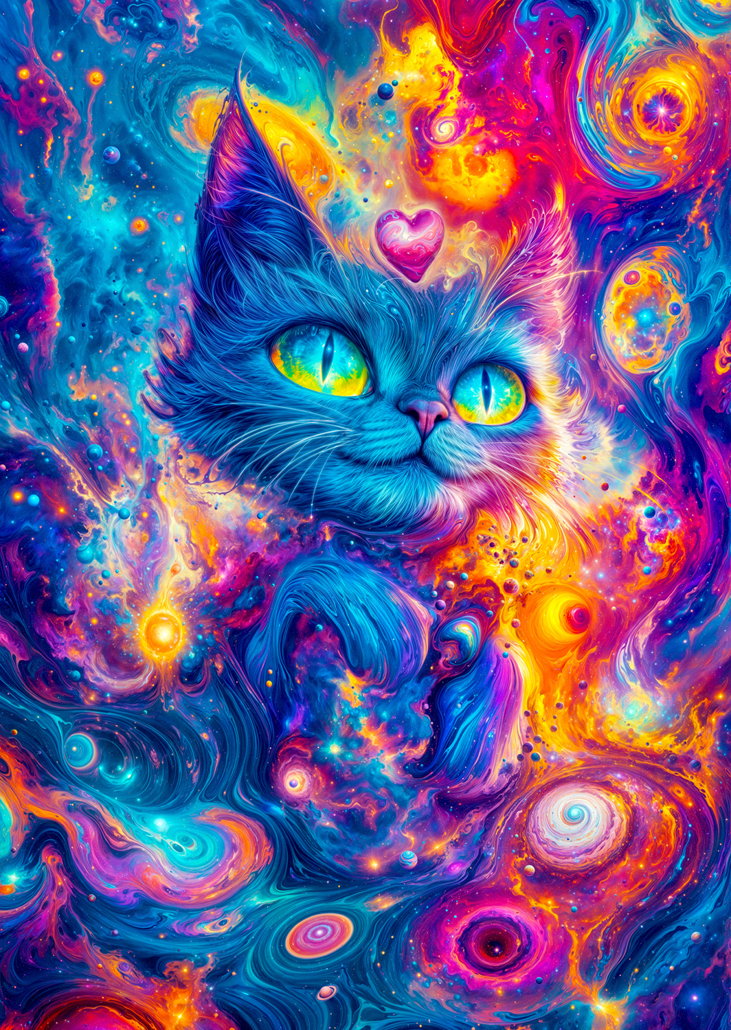 Puzzle Kosmisk kat