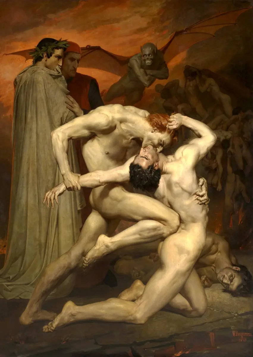 Puzzle Dante und Virgil