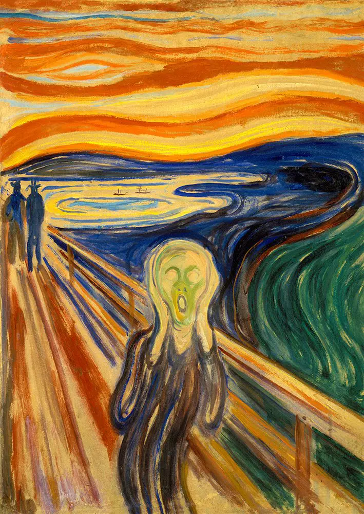 Puzzle Edvard Munch: Výkrik