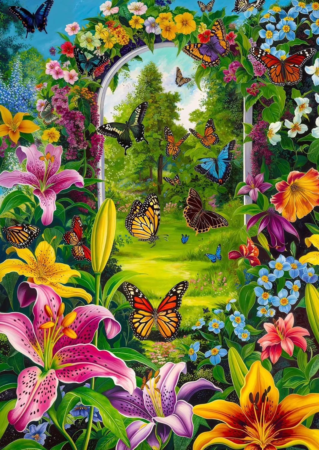 Puzzle Garden Passage